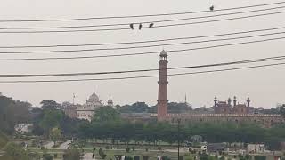 Minar-e-pakistan & Badshah Masjid Mosque, Lahore, Pakistan