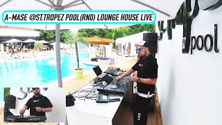 A-MASE @St.Tropez Pool (RND) Lounge House Live Set (+Roland Tb-3)