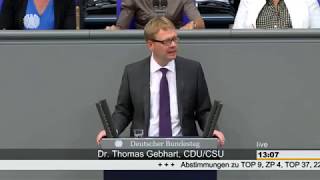 Rede von Thomas Gebhart im Bundestag zum Klimaschutz am 22.06.2017