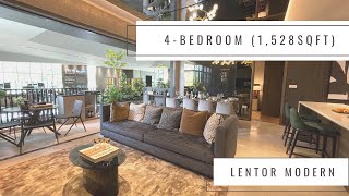 Lentor Modern 4 Bedroom Showflat (1,528sqft) Showsuite