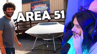 Josefino reage FOMOS ATÉ A AREA 51 - A base secreta dos EUA (Mundo Sem Fim)