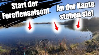 Forellenangeln im BAGGERSEE! Start der FORELLENSAISON!