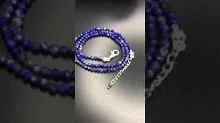 3 mm Faset Kesim Lapis Lazuli Kolye