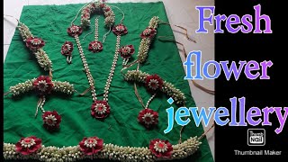 Real flower jewellery#fresh flower jewellery #by koliqueen for order whatsapp me on 8879926472#No.13