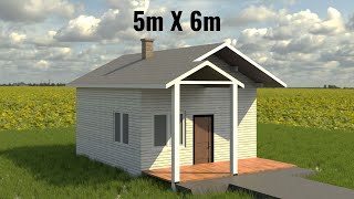 SMALL HOUSE DESIGN 5 X 6 METERS!!