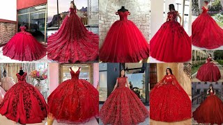 Red ball gown designs for ladies,ball gown design ideas,barbie frocks designs,stylish gowns