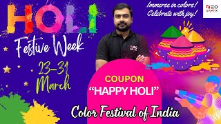 Holi Festive Week (23rd March - 31st March) | Huge Discount Running on Neospark