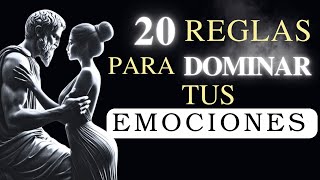 🌟Secretos Revelados: 20 Reglas para Controlar tus Emociones y Alcanzar la Fortaleza Interior" 🌟