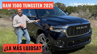 RAM 1500 Tungsten 2025: Características, motor, interior y prueba de manejo