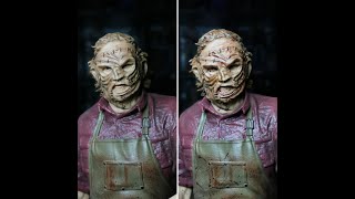 1/4 Leatherface statue, hollywood collectibles statue, HCG statue, Sideshow, Texas chainsaw massacre