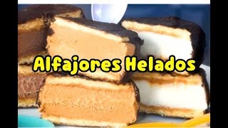 ALFAJORES HELADOS SUPER ECÓNOMICOS  CON SOLO 2 INGREDIENTES!