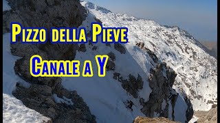 Pizzo della Pieve (Grignone) - Canale a Y - GoPro Video