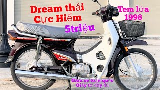 Honda Dream Thái 1998 Tem lửa Cực Mới ,máy Nhật Chỉ từ 3triệu giao xe toàn quốc,giấy tờ đầy đủ