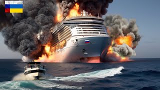 1 minute ago! Russia's largest cruise ship carrying 1200 top businessmen died in the Black Sea