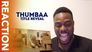 THUMBAA Title Reveal REACTION | Fun animated Tamil Jungle Book coming your way! Anirudh on the beat!