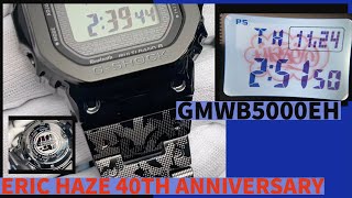 BEST 40th anniversary G-SHOCK watch release - Eric Haze GMWB5000EH - Review and unboxing GMW-B5000EH