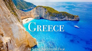 Greek Islands 4K - Scenic Relaxation Film with Calming Music