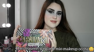 Theicequeen sceglie il mio makeup occhi utilizzando la Palette Carnival lll di Bperfect 😱🤔