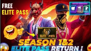 Sakura and Hip Hop bundle Return in Free Fire|Season 1 and 2 Elite Pass Returning in Free Fire?