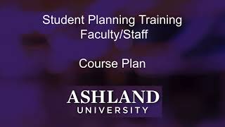 Student Planning Training Faculty Staff Course Plan