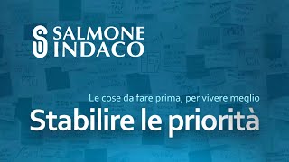 Stabilire le priorità per vivere meglio