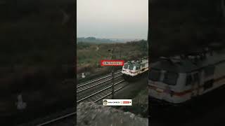 Honking Agressive WAP 7 🔥 #shorts #viral #india #train