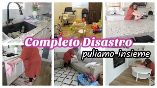 COMPLETO DISASTRO PULIAMO INSIEME | PULIZIE MOTIVAZIONALI | Angela In Canada