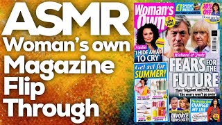 Quiet ASMR Read Through: Exploring Woman's own Magazine,  Whispering & Page Flip, StevenAntonyASMR