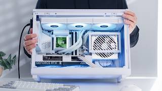 A Quiet Ultra-White Micro Gaming PC that Slaps