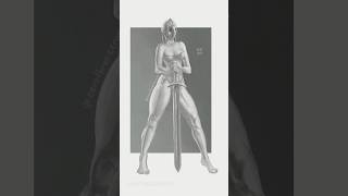 How to draw Warrior / Speedpaint  #art #digitalspeedpainting #drawing