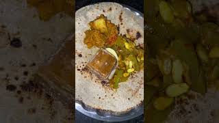 Bajre ki Roti Loki ki bhujiya aalu ki sabji butter gud #trending#viral#shorts#shorts#youtube#video