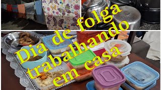 Dia de Folga Trabalhando em Casa, Montando as Marmitas da Semana!