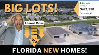 Touring New Florida Homes On Oversized Lots As Mortgage Rates Dive To Their Lowest Since May 2023!