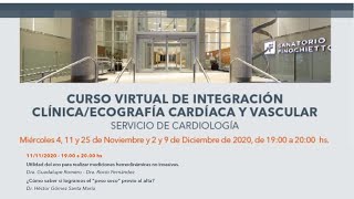 Curso Virtual de Integración Clínica/Ecografía cardíaca y vascular