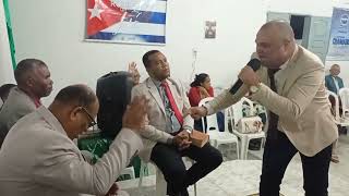 Robson Silva ministrando na Vigília no Povoado Castro em Santa Luzia do Itanhy - SE Foi lindo