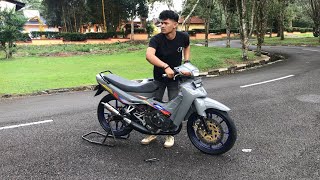 CEK SOUND KNALPOT STANDAR RACING SATRIA 2TAK BUAT STANDAR PABRIK DAN PORTING HARIAN