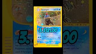 TOP 5 BEST Feraligatr Pokémon cards! 💧💧💧 #pokemontcg #pokemon #shorts #top5  #shinypokemoncards