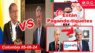 LO NOMBRÓ URIBE // PETRO RESPONDE A SANTOS //  DENUNCIAN ESTRATEGIA  PARA TUMBAR REFORMA PENSIONAL