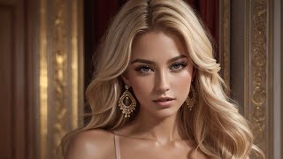 Hot blonde girls in seductive lingerie | AI Art Lookbook | AI Beauty and Art