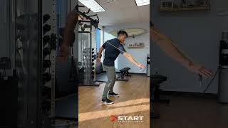 PRI standing resisted punch in left AF IR postural restoration institute