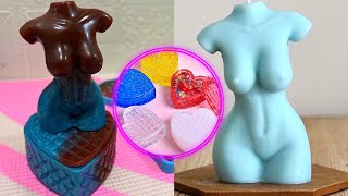 | 💖Cute Goddess body shape Silicone mold & Heart shape DIY Resin Art For Beginners.🍭part 3💖💅🏼