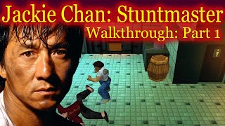 Jackie Chan Stuntmaster - Walkthrough Part 1 - PS1 Gameplay / Full Playthrough - Intro & Level 1