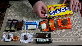 ASMR ~ Eating Halloween Candy ~ Eating Sounds & Lots of Crinkles!