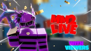 🔴PLAYING WITH FANS/VIEWERS LIVE! (ROBLOX MM2)🔴