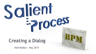 IBM BPM: Creating a Dialog with SPARK UI