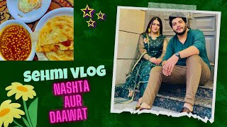 Daawat Pe Prawns Khila Diye || Sbha 6bjy Nashte Py Gaye || Sehar Hayyat || Sami Rasheed || SEHMI