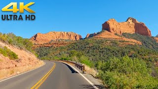 Sedona Arizona Scenic Drive - Oak Creek Canyon to Flagstaff 4K Autumn Colors