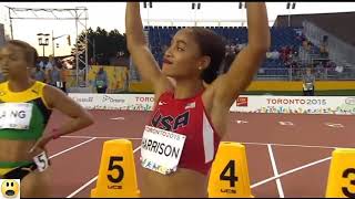 QUEEN HARRISON 100M HURDLES SKILLS