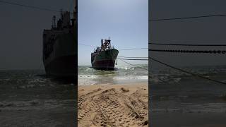 Beached Cargo Ship ⚓️🔥🥵🛳️ #shortsviral #bigship #ship #viralshorts #ytshorts