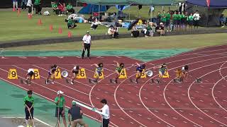 20241014134855宮崎市民スポーツ大会中1女100ｍ4組